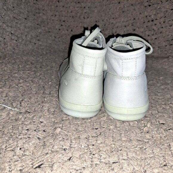 KEEN-Lorelai 1020497-Grey/Beige Leather Chukka Boots-Sz 7-Excellent - Picture 6 of 8